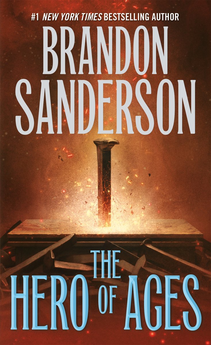 Omslag van The Hero of Ages Book Three of Mistborn Mistborn, 3
