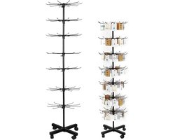 Draaibare Verkoopstandaard 7-traps Ø 40 cm H-160 cm - Display Standaard voor Sieraden, Sjaals, en Ansichten