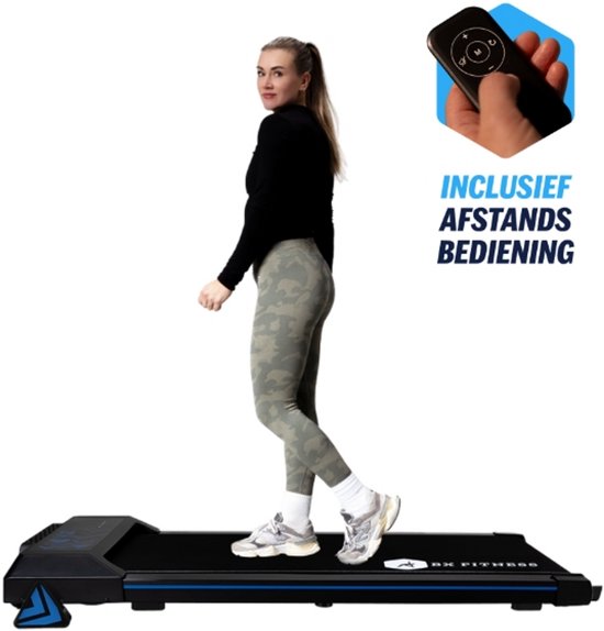 Loopband BX Powerrun 500 | 3 Helling niveau's | Walking Pad | Treadmill | Elektrische Loopband | Met Afstandsbediening | BX Fitness