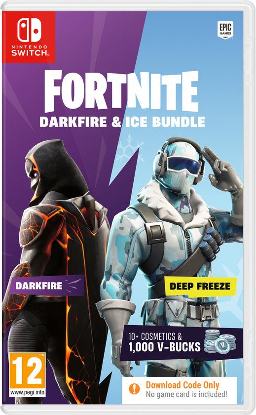 Fortnite Darkfire & Ice Bundle - Nintendo Switch (Code in a Box)