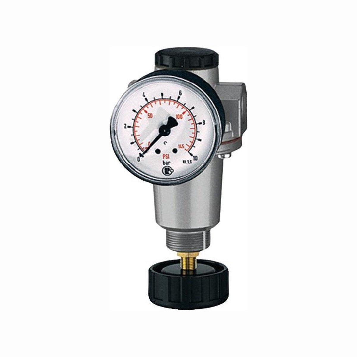 Riegler drukregelaar standaard schroefdraad incl. manometer BG 2 ...