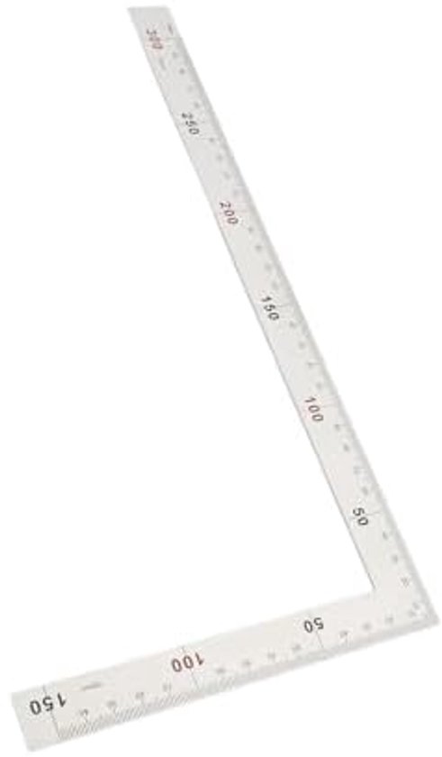 Timmerman Set Vierkant, 180mm Multifunctionele Driehoek Liniaal Timmerman Gereedschap Hoek Liniaal Gradenboog 45 90 Graden voor het meten van Timmerman Schrijnwerk | NL