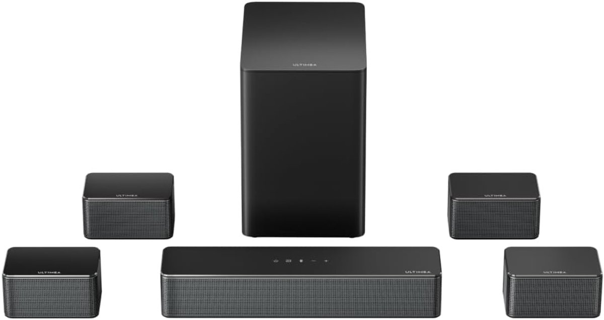 Virtueel Surround Sound Soundbar met Subwoofer en - Virtueel - €453,15