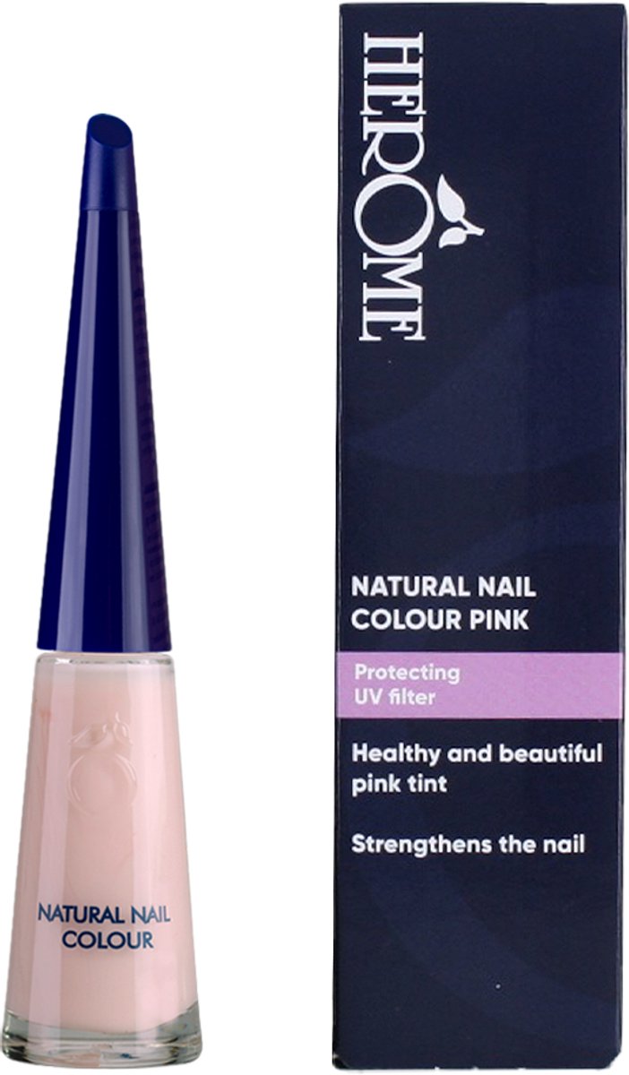 Bol.com Herome Natural Nail Colour Pink - verstevigende nagellak met een natuurlijke glans - 10ml. aanbieding