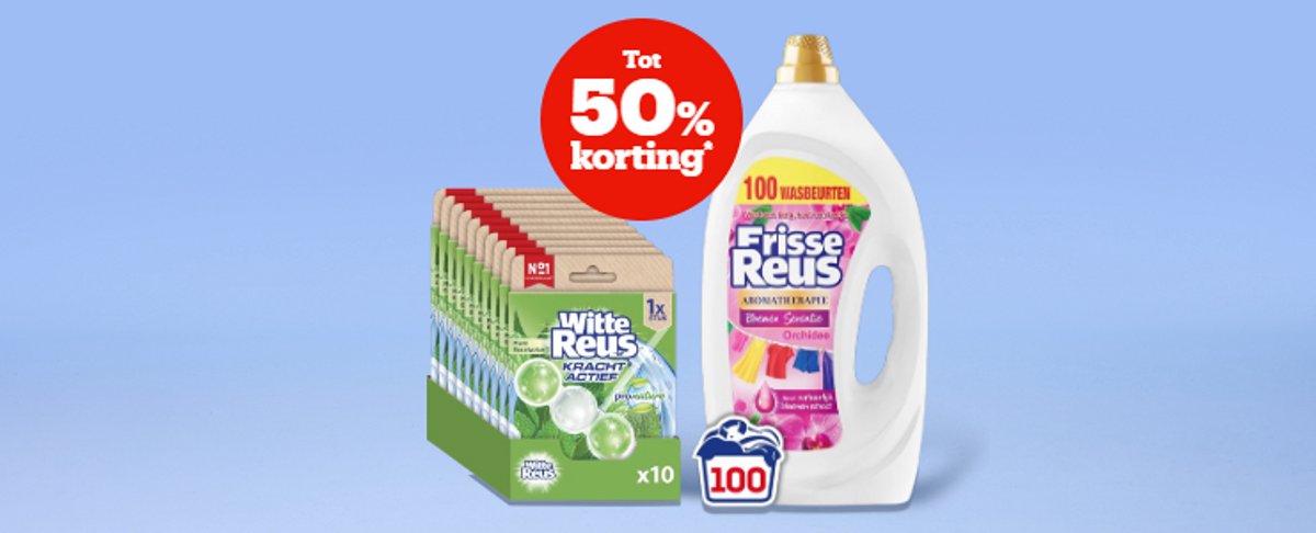 Tot 50% korting* op
