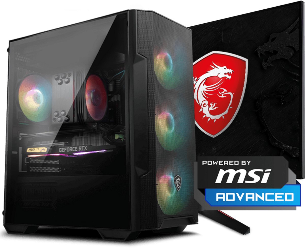 MSI RTX 5060 Intel Game PC LE - GeForce RTX 5060 8GB - Intel Core i7-12700KF - 32GB DDR4 - 1000GB SSD - MSI - €1.199,00
