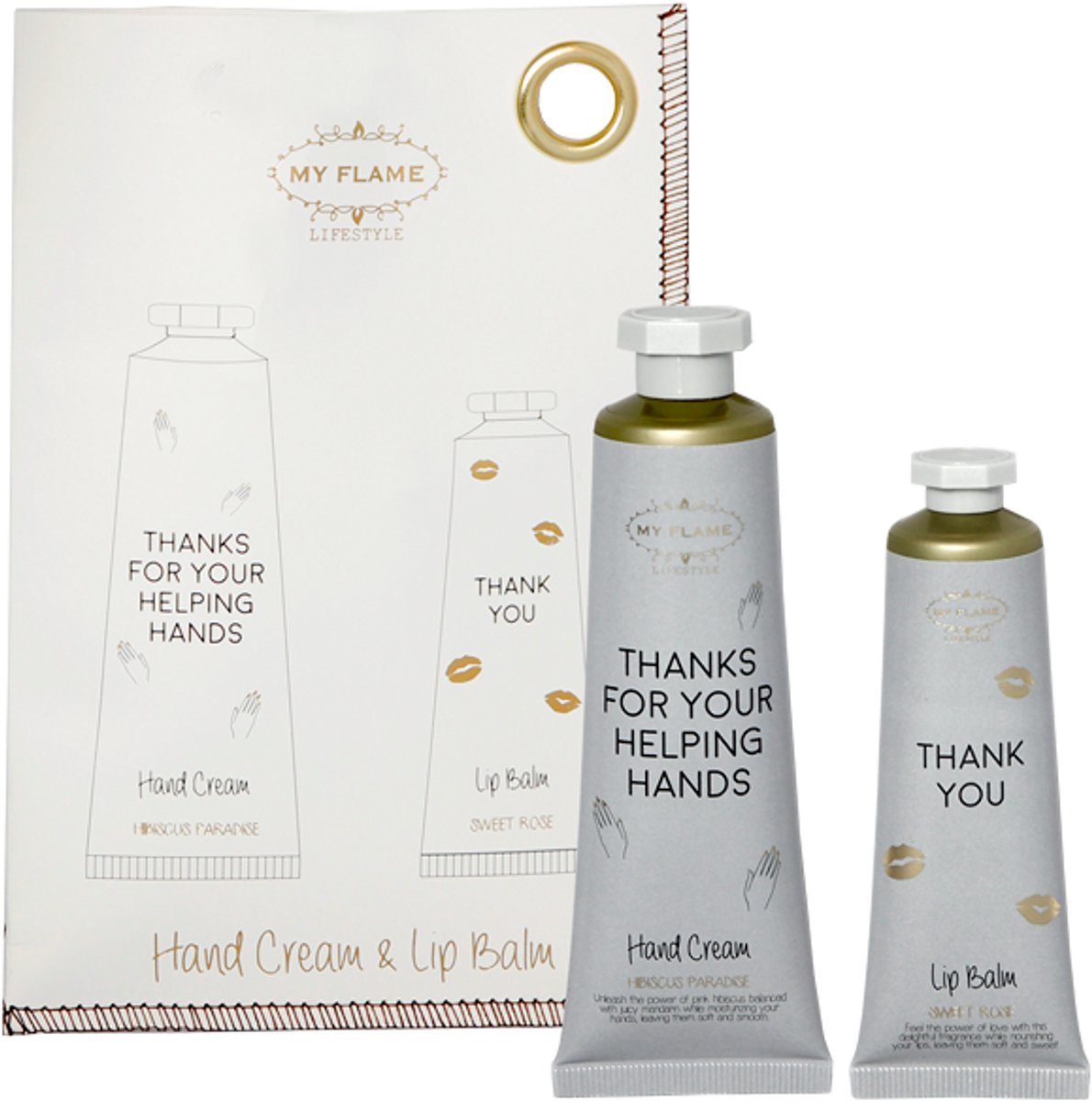 My Flame - Hand cream & Lip Balm - Thank you