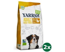 2x15 kg Yarrah dog biologische brokken kip hondenvoer NL-BIO-01