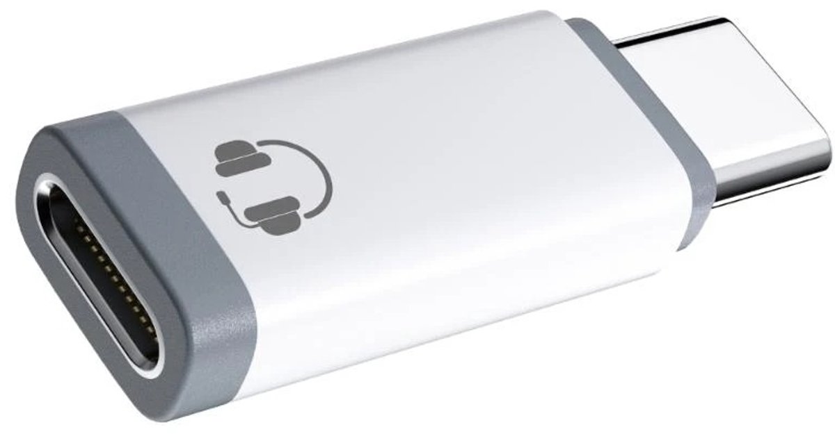 Image of DrPhone HiFi-C1 USB-C naar Lightning Audio Adapter – Compatibel met iPhone 15/16/17 – Voor Lightning Oortelefoons – Zilver