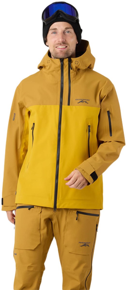 Swedemount Lofoten 3L Shell jas – Skijas voor heren – 2XL Geel