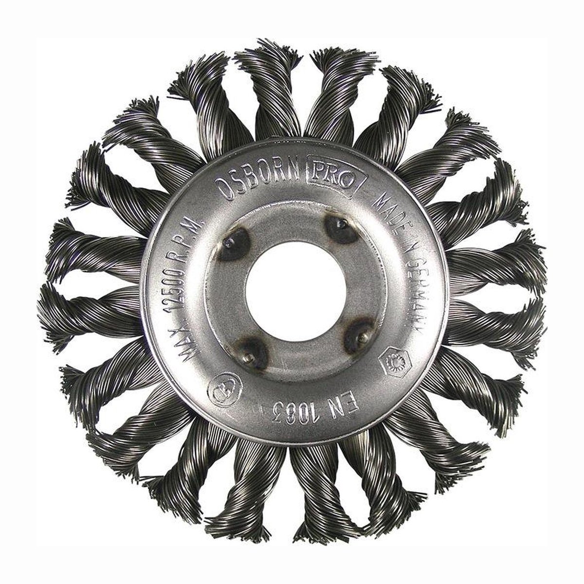 osborn ronde borstel Ø 125 mm draaddikte 0,35 mm - 1212631131