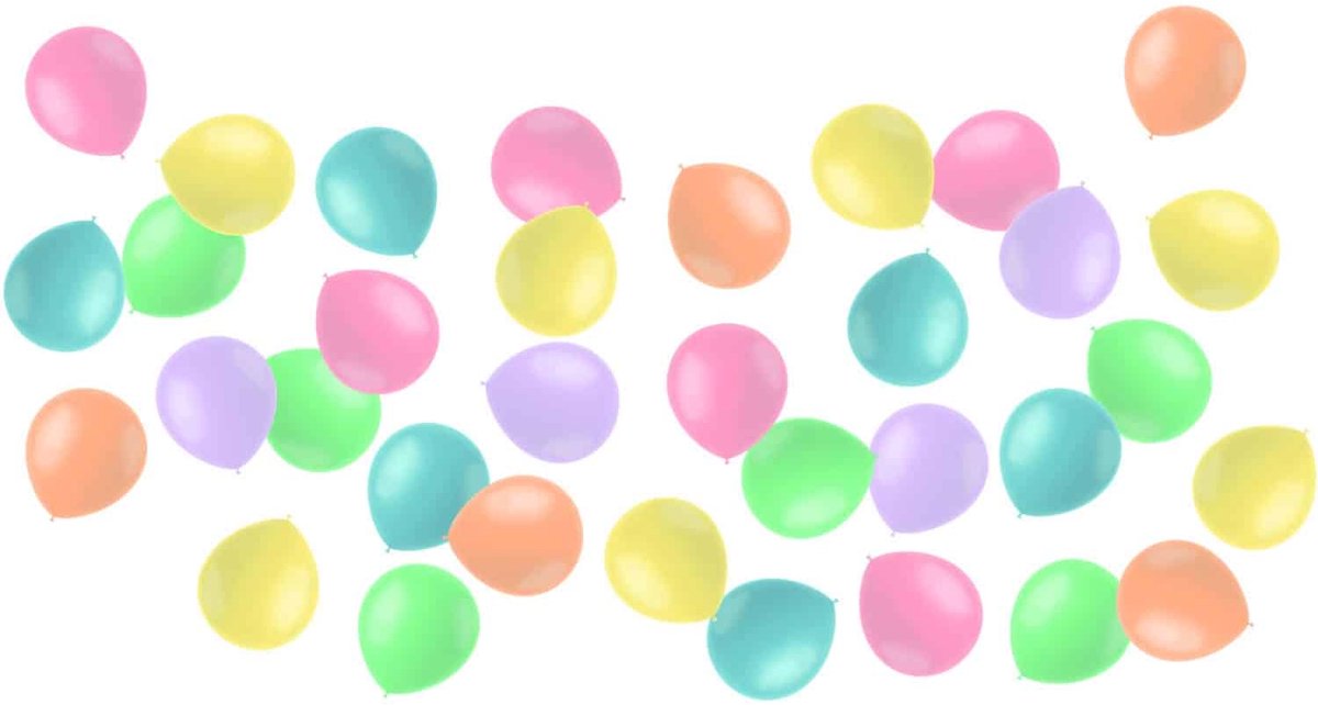 Folat - Mini Ballonnen Powder Pastel Mix Meerkleurig 13 cm - 50 stuks