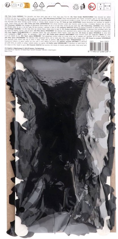 Folat - Rideau de Porte Chauves-Souris Noir