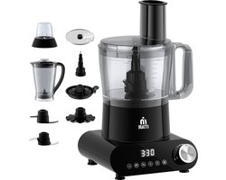 MATTI® 5-in-1 - Foodprocessor - 1500 Watt - Keukenmachine - Multifunctioneel Foodprocessors | Blender - Hakmolen - Citruspers - IJscrusher