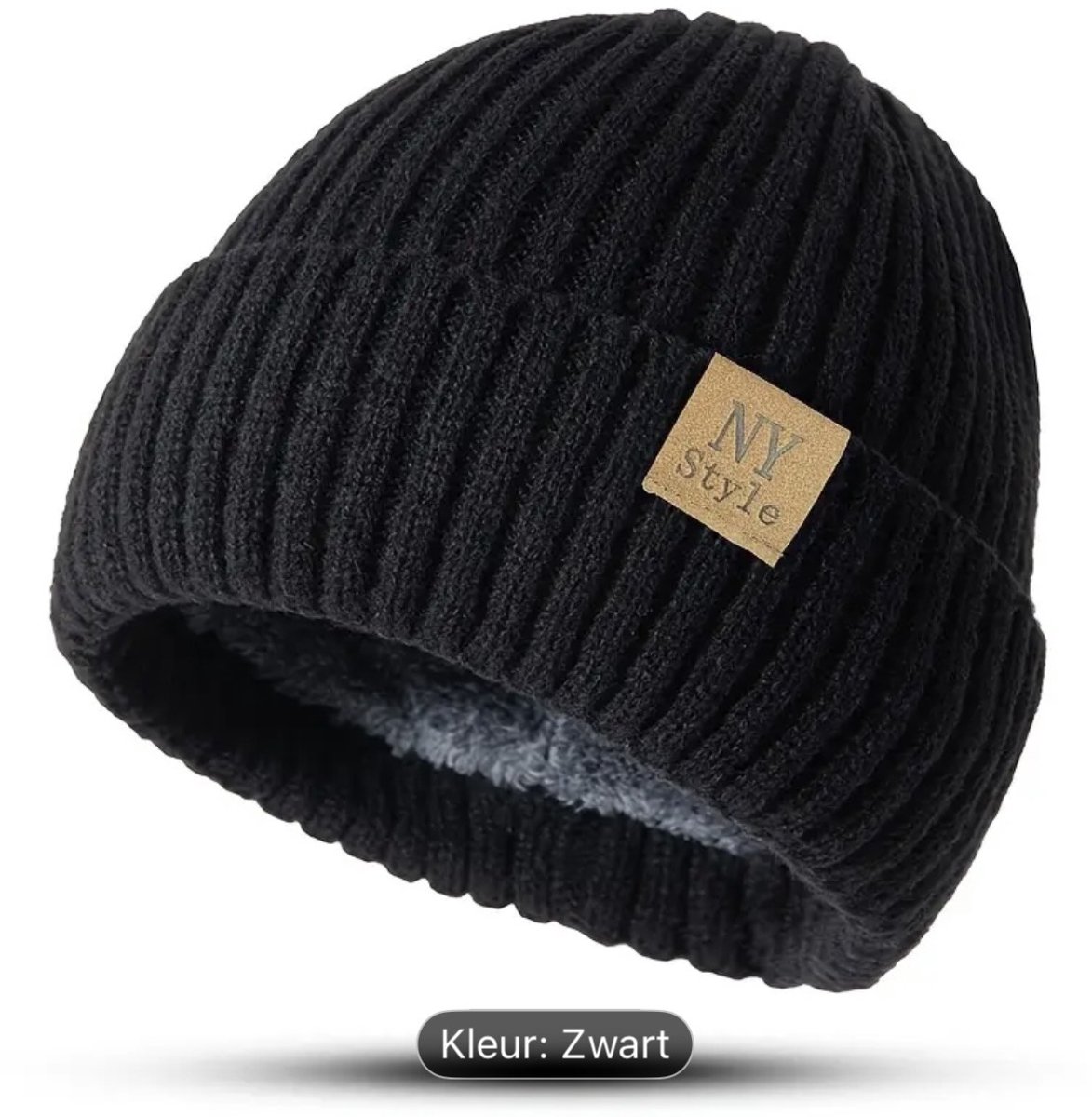 fleece gevoerde heren muts Kakhi