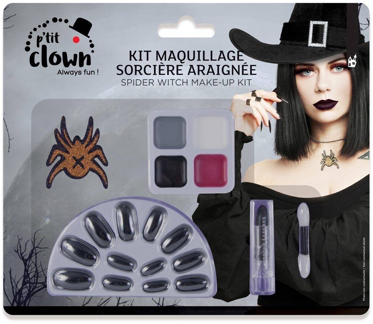 PTIT CLOWN - Make-up kit spin heks