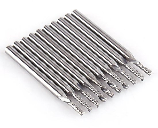 Fresas Hozly, 10 Unidades, Vastago De 1/8 Pulgadas, 1,5 Mm, | Cuotas