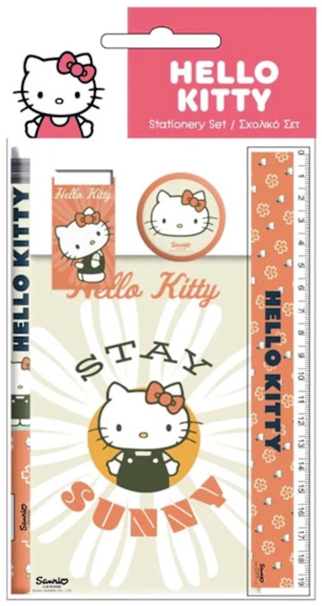 Sanrio -Hello Kitty Stationery Set 5pc