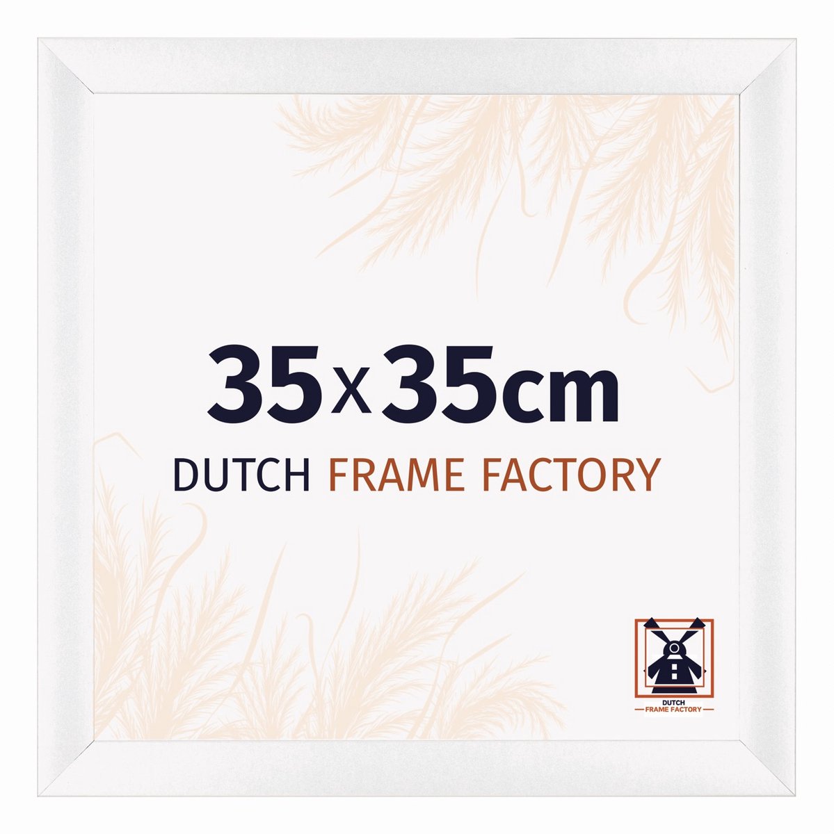 Dutch Frame Factory Fotolijst 35x35 cm - MDF - Wit Mat - Praag