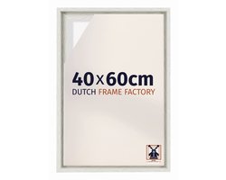 Baklijst 40x60 cm - White Wash - Geschikt voor Canvasdoek - MDF Baklijst Lausanne