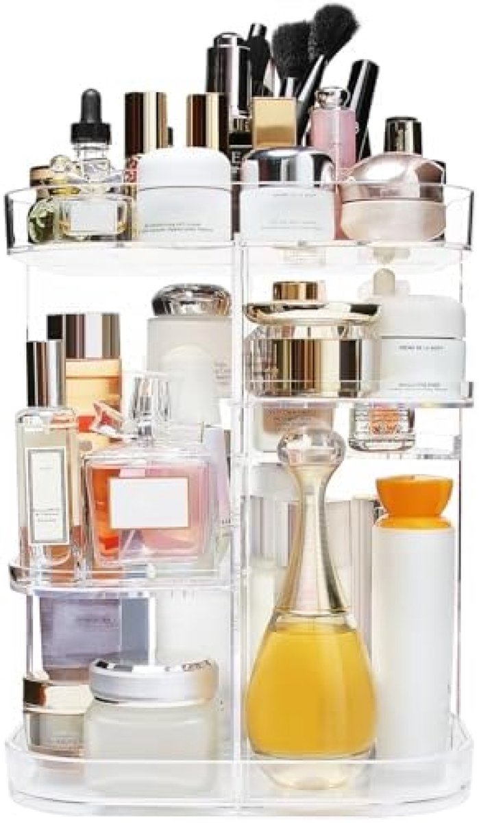 PromoHome 360° Draaibare Make-up Organizer - 5 Lagen Cosmetische Opslag Carrousel