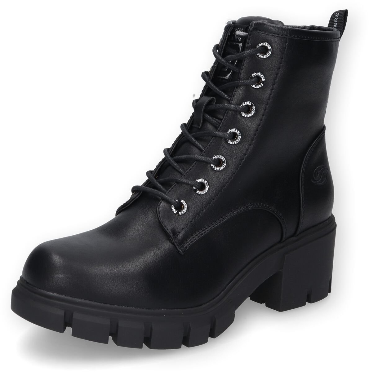 Dockers by Gerli Dames Laars - zwart - EU38