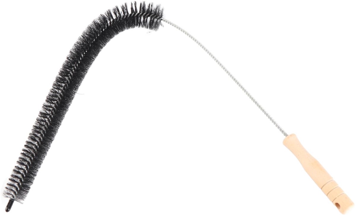 Hztyyier Droger Vent Cleaner, 30 Inch Pluisborstel voor Droger Pluisverwijdering, Zwart, Aluminium & Houten Handvat, 1 Count