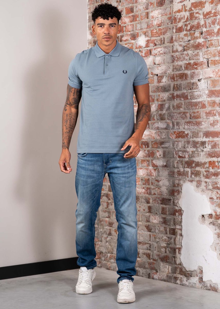 Fred Perry Plain polo stockport Marineblauw