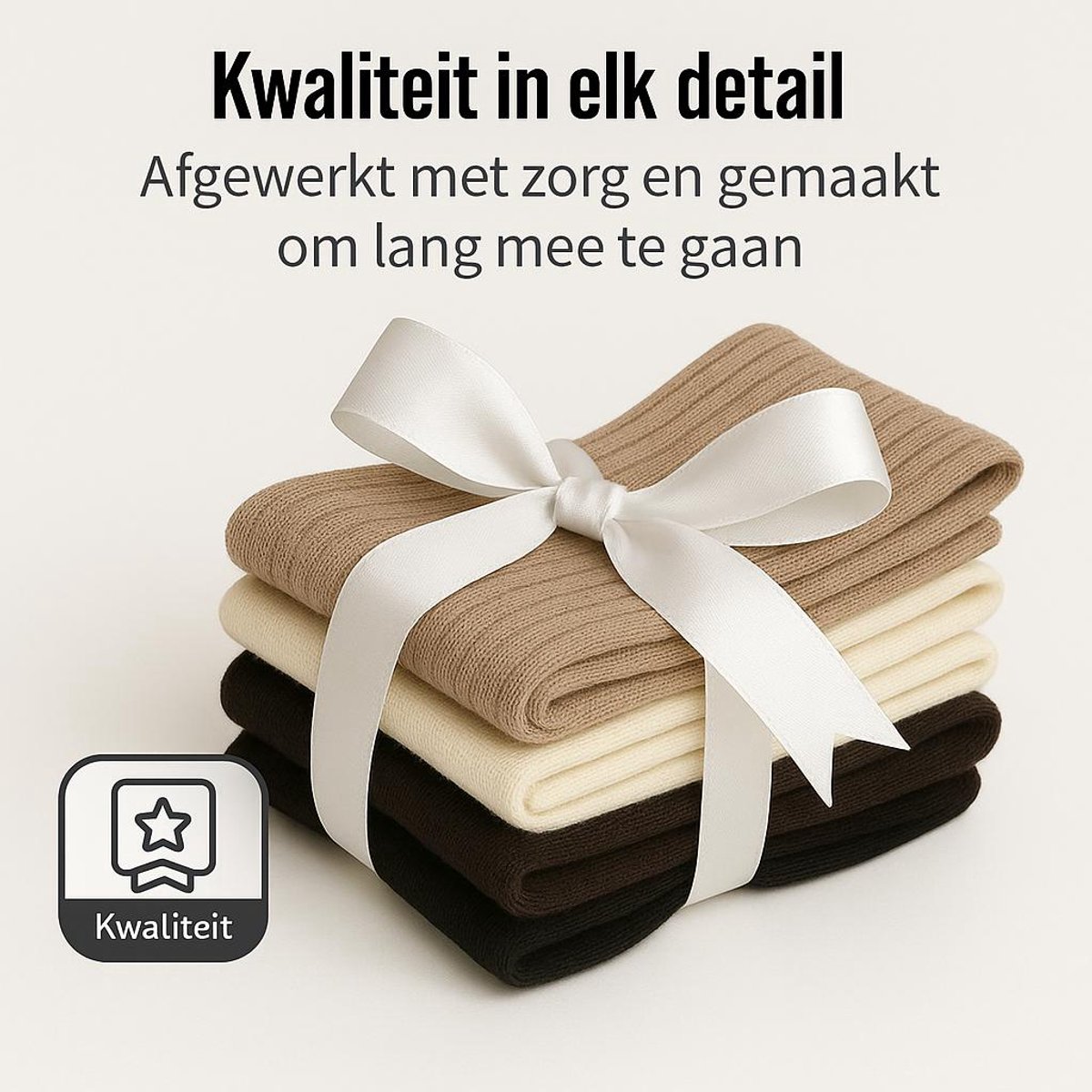 Yoga Sokken Set van 3 – Wit, Bruin, Beige – Antislip – Hoog - Laag te Dragen – One Size – Pilates - Fitness Sokken — cadeau in Sport & Outdoor - foto 7