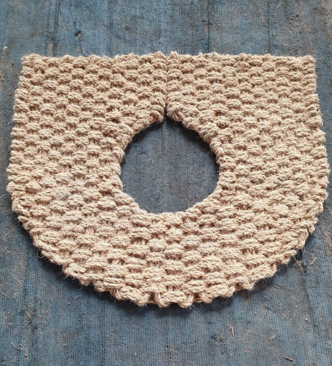 CocoWeave - Mulch mat - 100% kokosvezels - Hoefijzervormig - 50 cm - Bodembedekker - Vorstbescherming - Tegen onkruid - Tuinonderhoud - Duurzaam