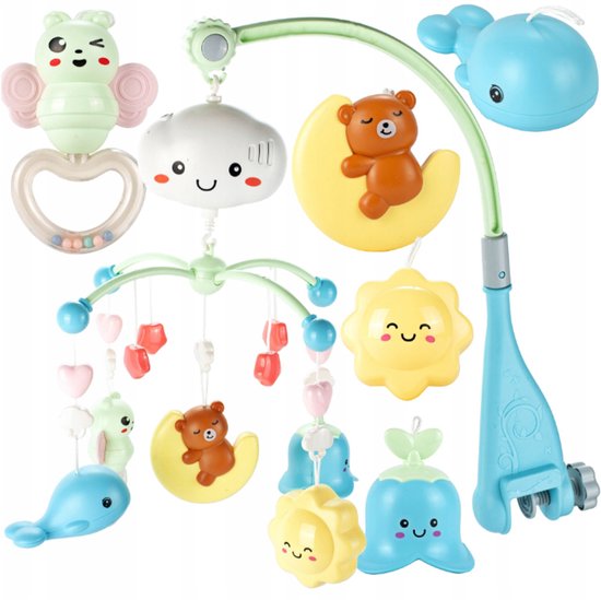 Muziekmobiel Viva Kids - Mobiele baby- Baby Carrousel - muziek bel voor babybed