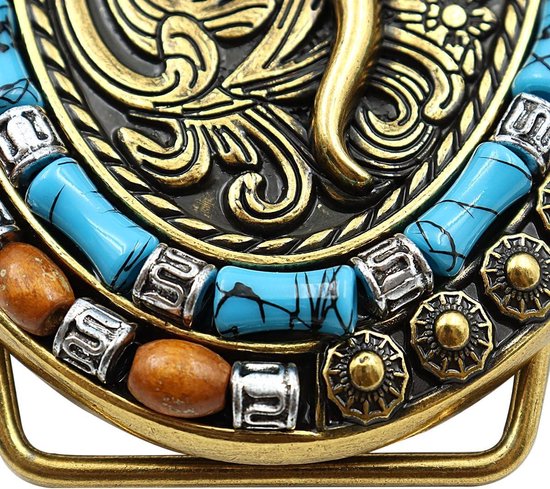 BELTROAD Westerse Riem Gespen Voor Mannen Vrouwen Cowboy Rodeo Cowgirl Western Party Mens Vervanging Nieuwigheid Riem Gesp Geschenken, 09-zilver (Bloem), M