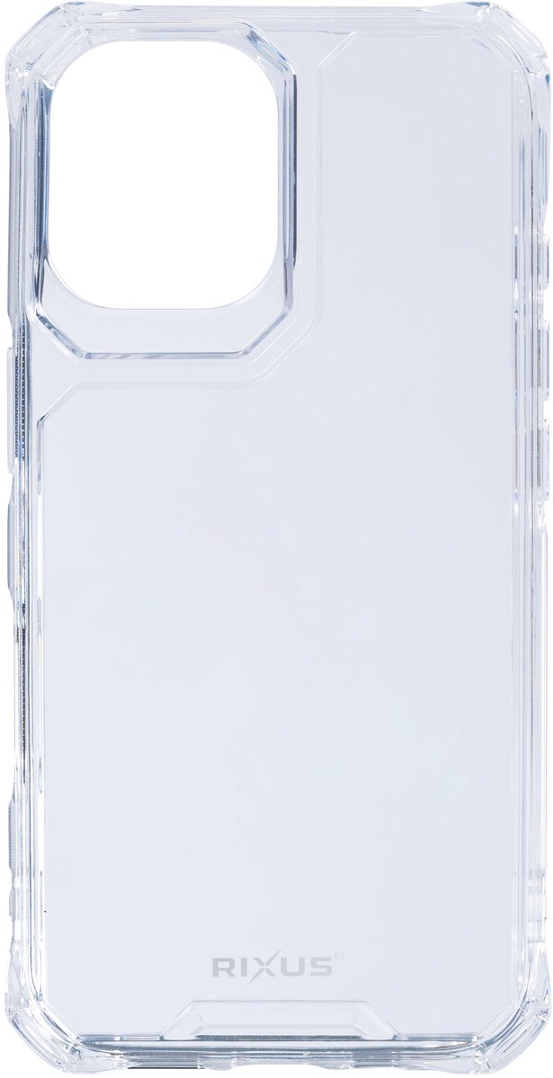 Rixus Armor-X Anti Shock Case For Apple iPhone 16 Plus Transparent