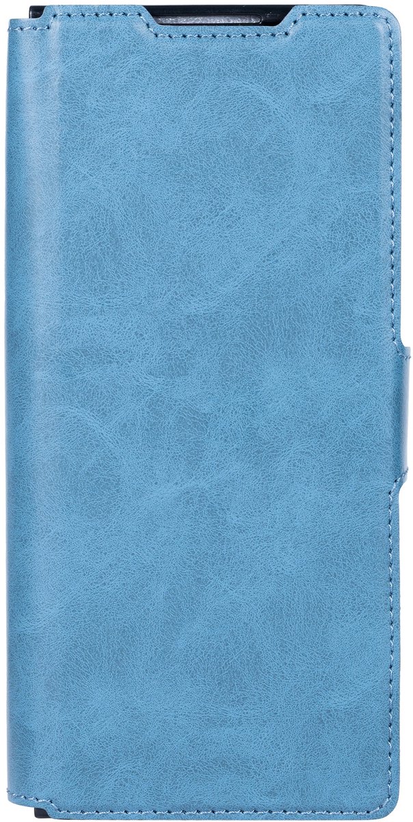 Rixus Wallet Case With Pen Holder For Samsung Galaxy Z Fold6 Sierra Blue