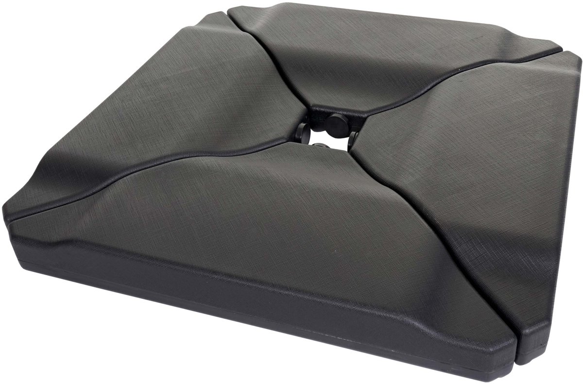 Parasolvoet MCW-A40, parasolvoet voor zweefparasol Marktparasolvoet voor grondkruis, 80kg