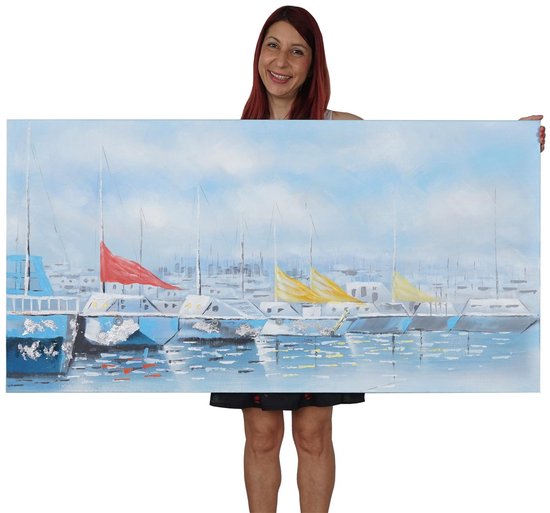 Peinture à l'huile Branche de fleur à la main