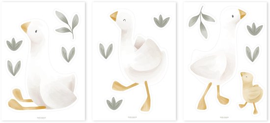 Little Dutch Muurstickers - Little Goose - 3 Sheets