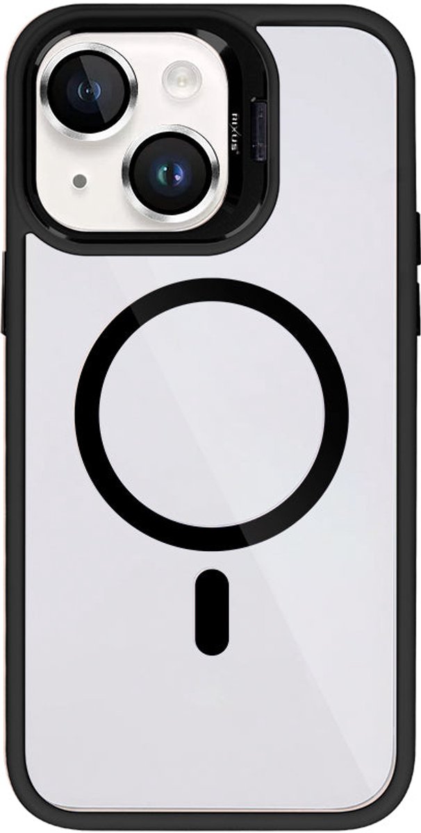 Rixus Classic 03 Case With MagSafe For Apple iPhone 15 Plus Black