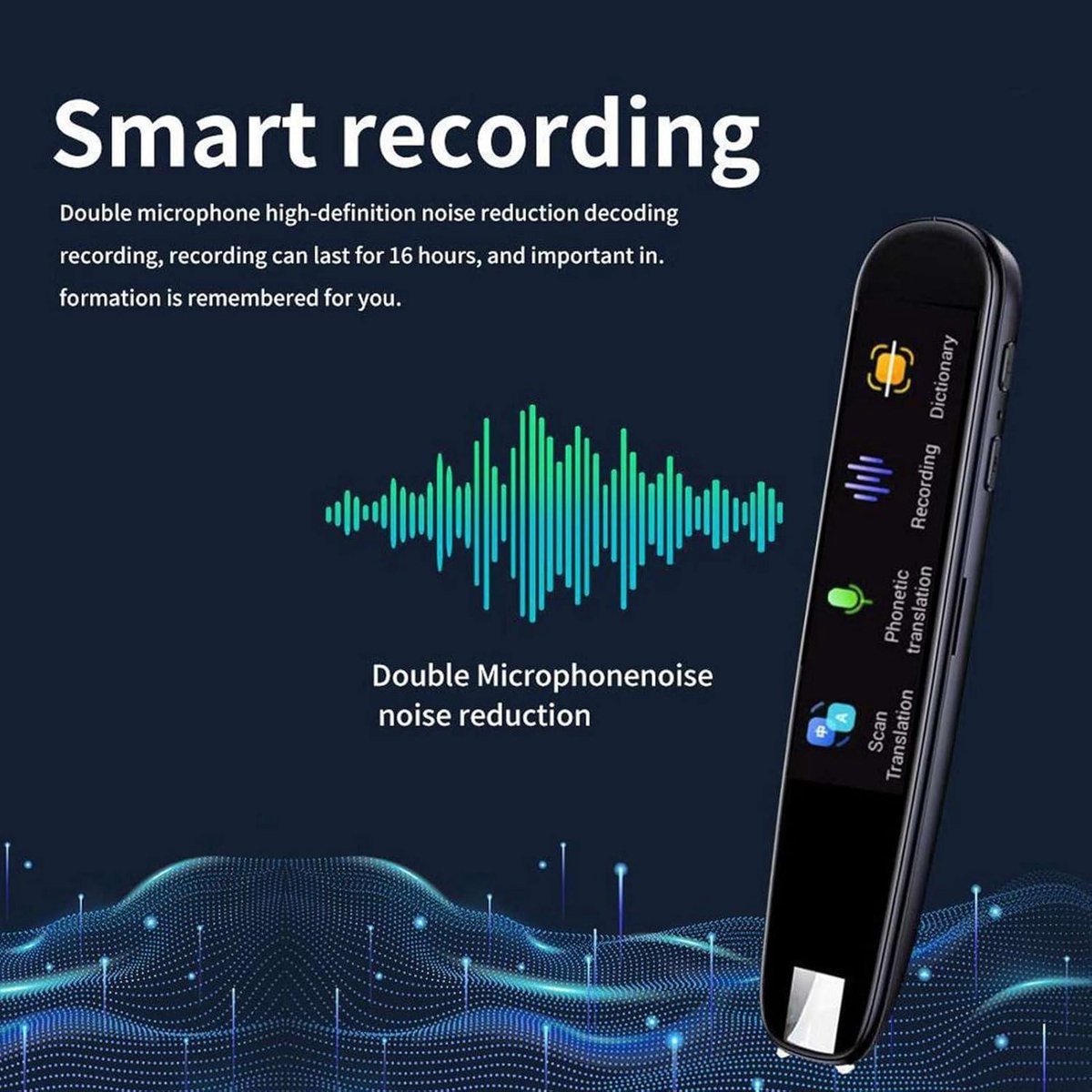 Allecto Plus Slimme Taalvertalerpen met 12 Talen - afbeelding 3