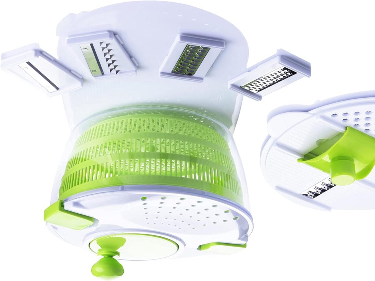 Lexium Slazwierder- Salad spinner - Slacentrifuge - Saladspinner - Sla Centrifuge - Saladecentrifuge - Sladroger - Must Have Voor In De Keuken