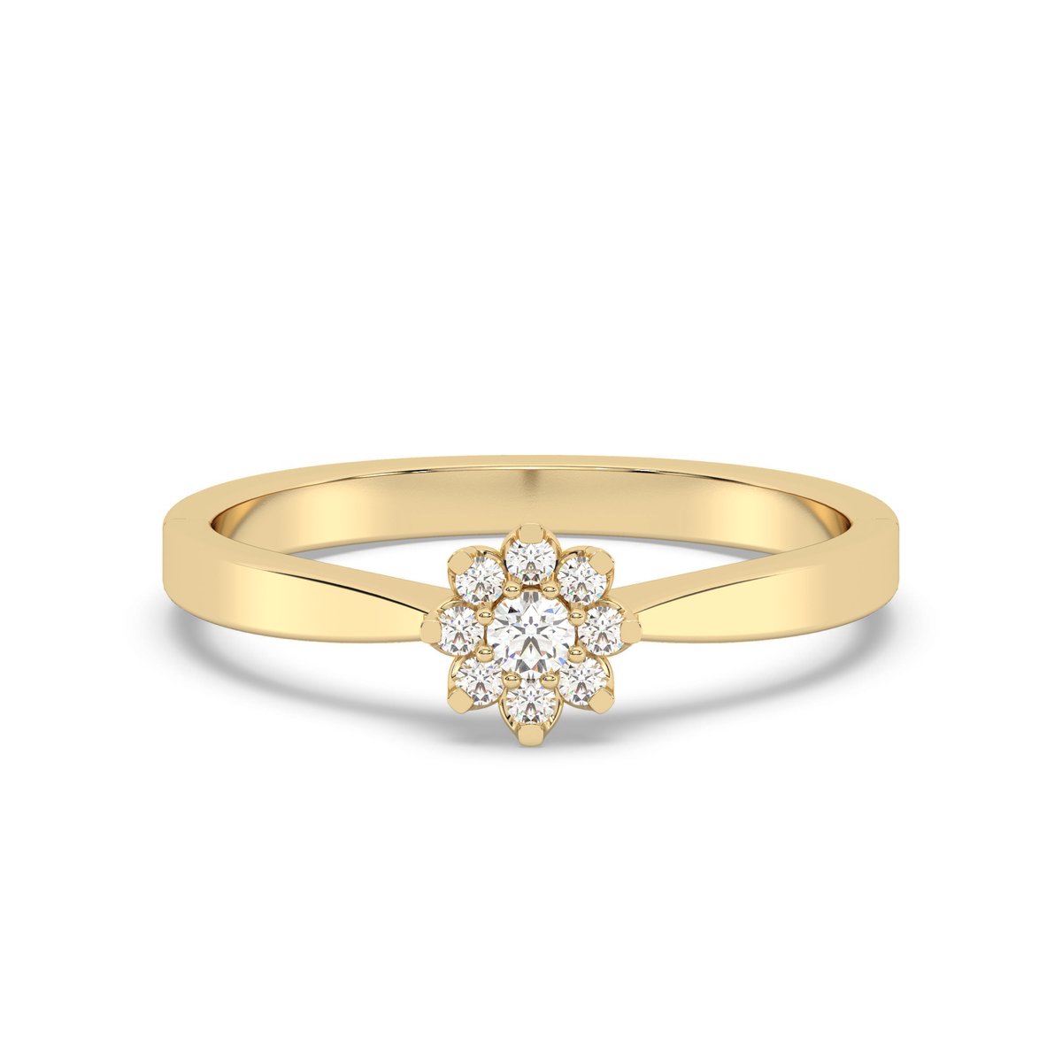 Diam Addict Ring 585 Gelbgold mit im Labor gezüchteten Diamanten