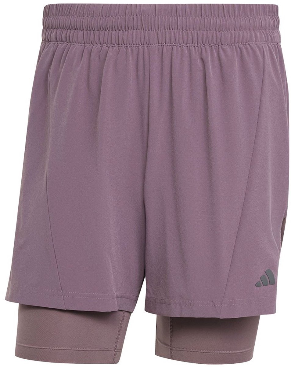 Adidas Designed For Training Yoga 2in1 Korte Broek Man Shadow Fig