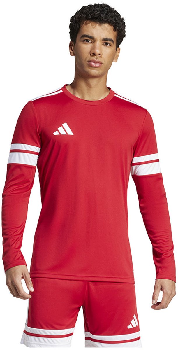 Adidas Squadra 25 T-shirt Met Lange Mouwen Rood M Man