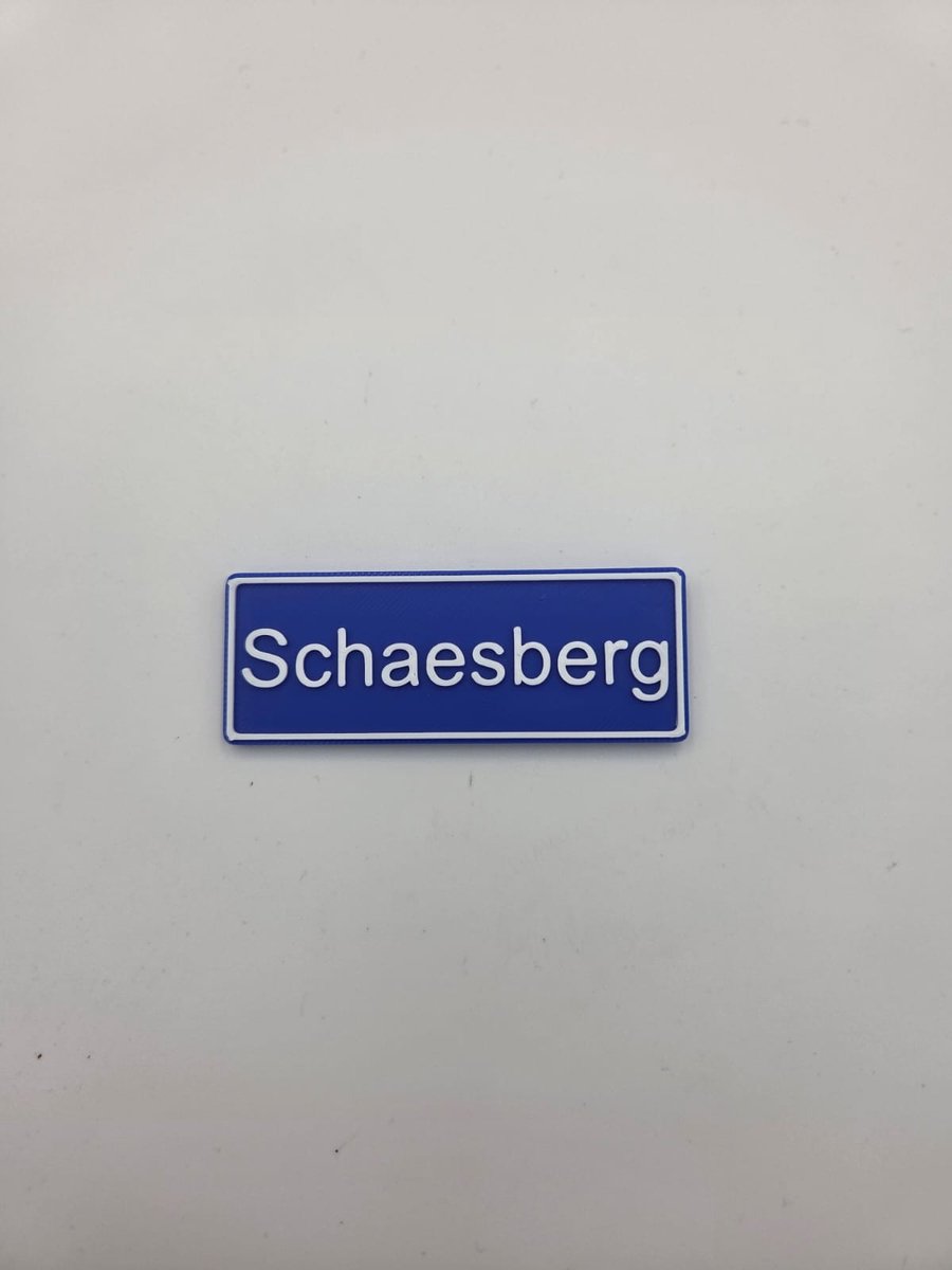 Koelkast Magneet plaatsnaam 8 X 3 CM Schaesberg