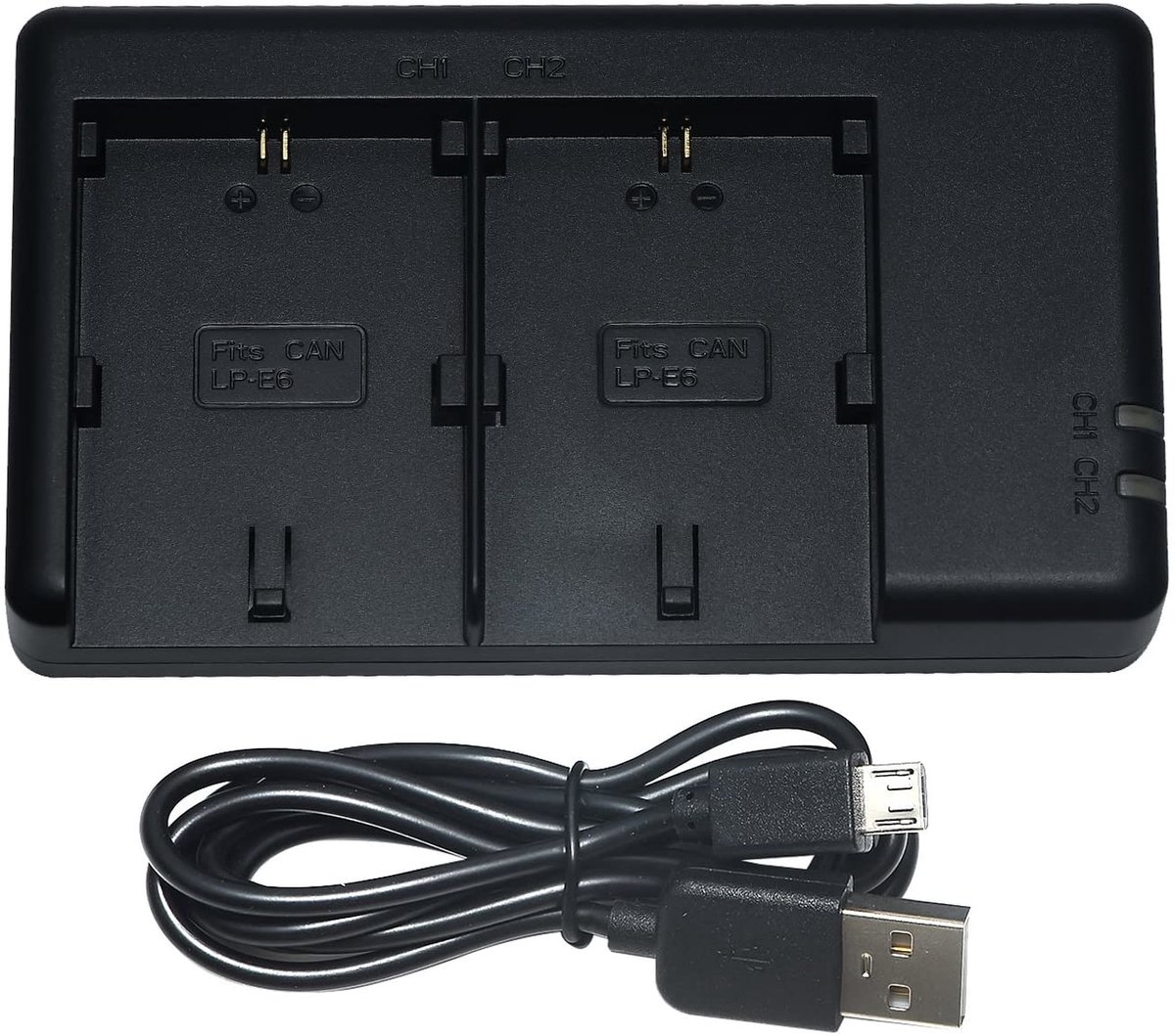 LP-E6 USB Duolader voor Canon camera's