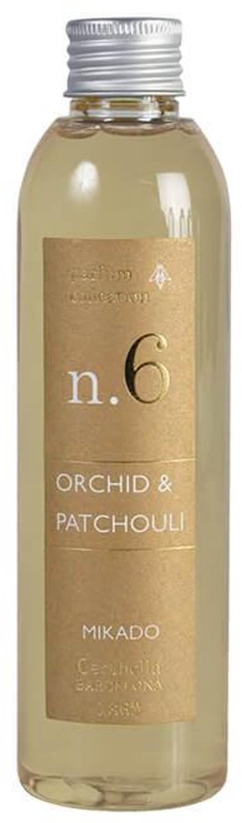 Cerabella Diffuser Navulling N.6 – Orchidee & Patchouli – 200 ml – Navulflacon huisparfum