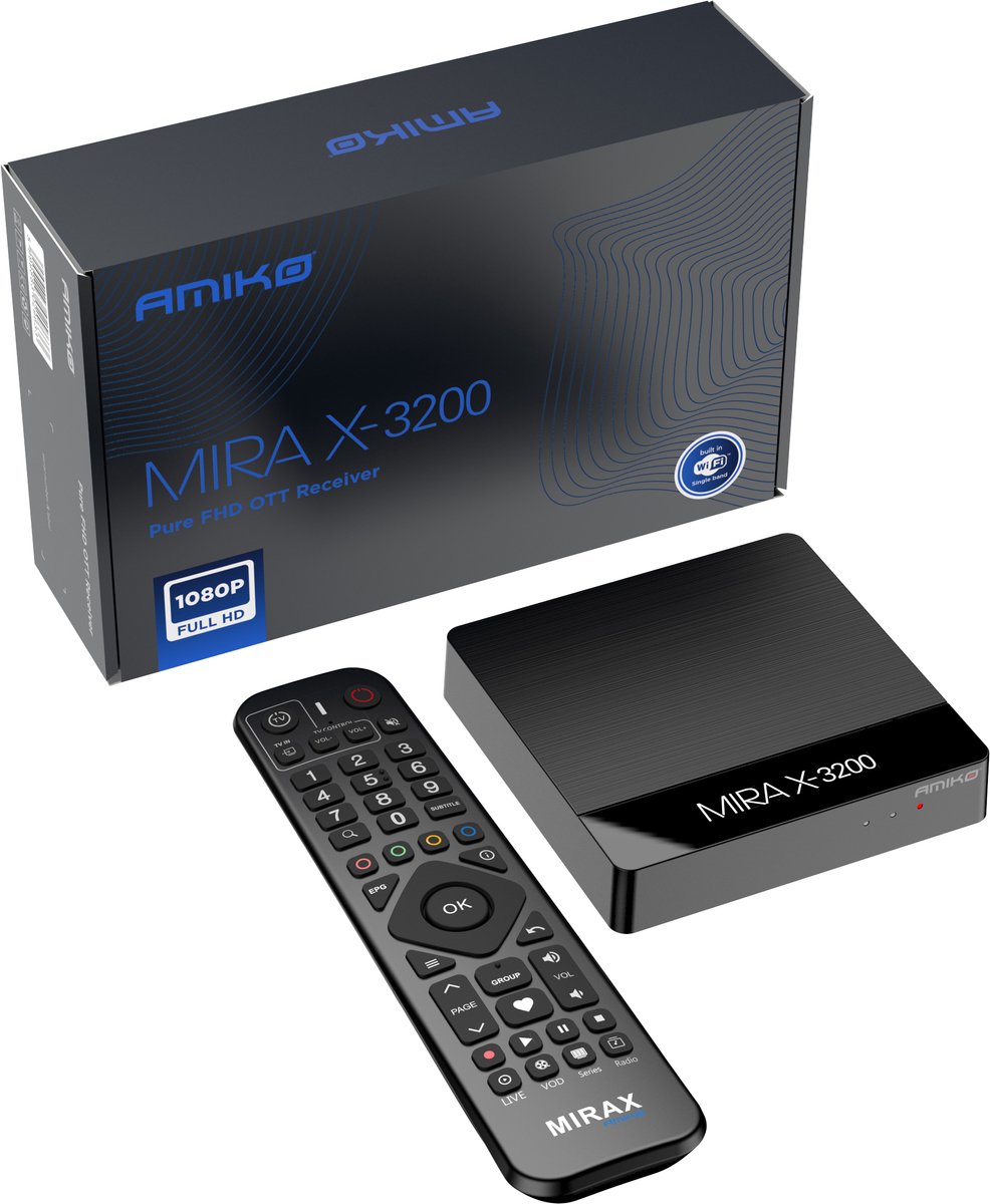 Amiko MIRA X-3200 Pure Full HD Linux MediaStreamer