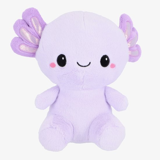 Pluchiez axolot knuffel 30 cm - Roze