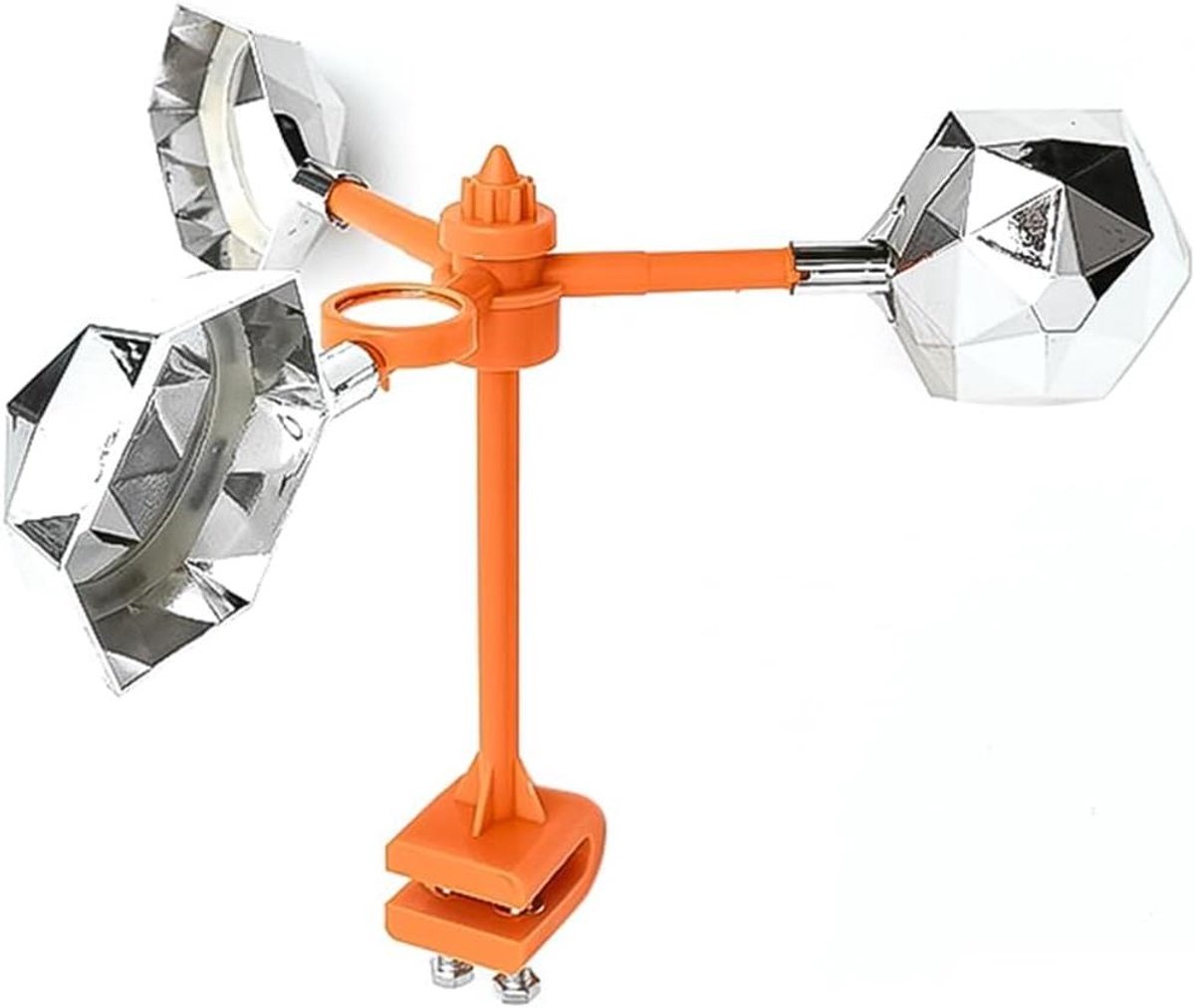 Allecto plus - Vogelafstotende windturbine reflector met reflecterende oppervlakken - Vogelbescherming voor balkons, daken, fruitbomen en vijvers