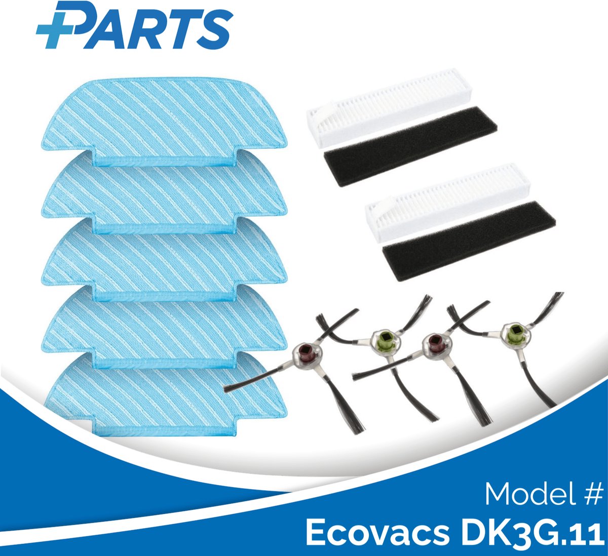 Ecovacs DK3G.11 Onderhoudsset (Plus.Parts® alternatief voor DK3G-KTA)